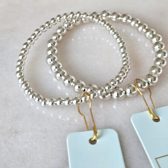 e newton Jewelry 2 Enewton Sterling Silver Classic Bead Bracelets Poshmark